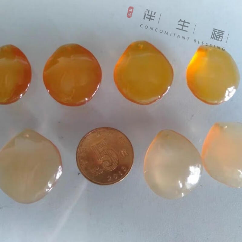 伴生福青鱼石打磨抛光成品鱼惊石鱼精石盘玩文玩青鱼石青鱼石手把件 2