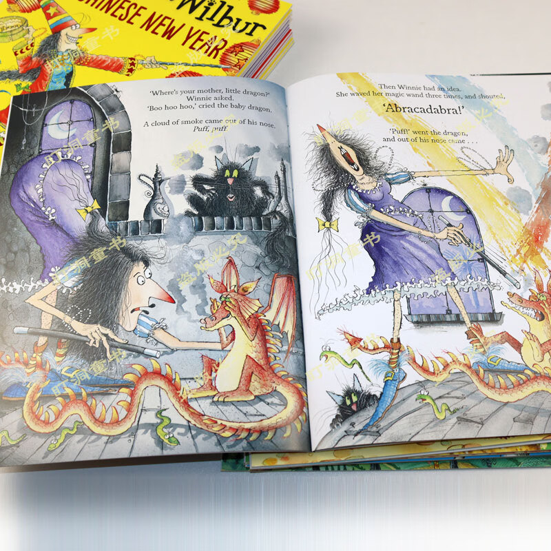 【可点读进口原版正品】女巫温妮 英文原版礼盒版22册 女巫魔法棒图画故事绘本