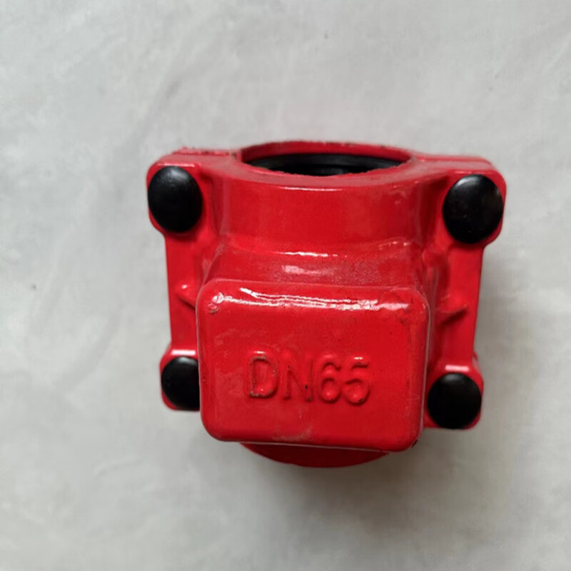 沟槽管件消防管镀锌管卡箍钢卡修补器哈夫节抢修堵漏器抱箍 dn65