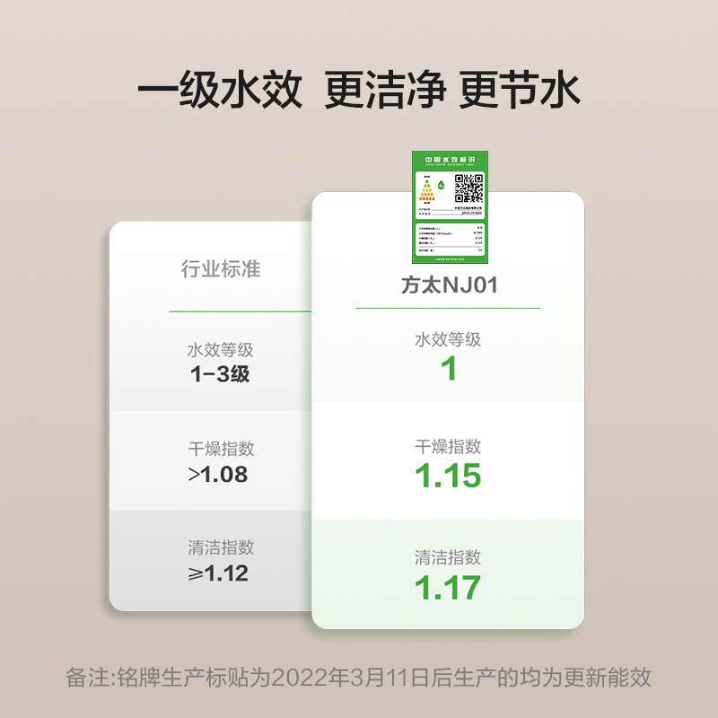 方太洗碗机嵌入式家用高能气泡洗 11套大容量 全自动 热风烘干高温除菌 直流变频 一级水效 30min超快洗 NJ01