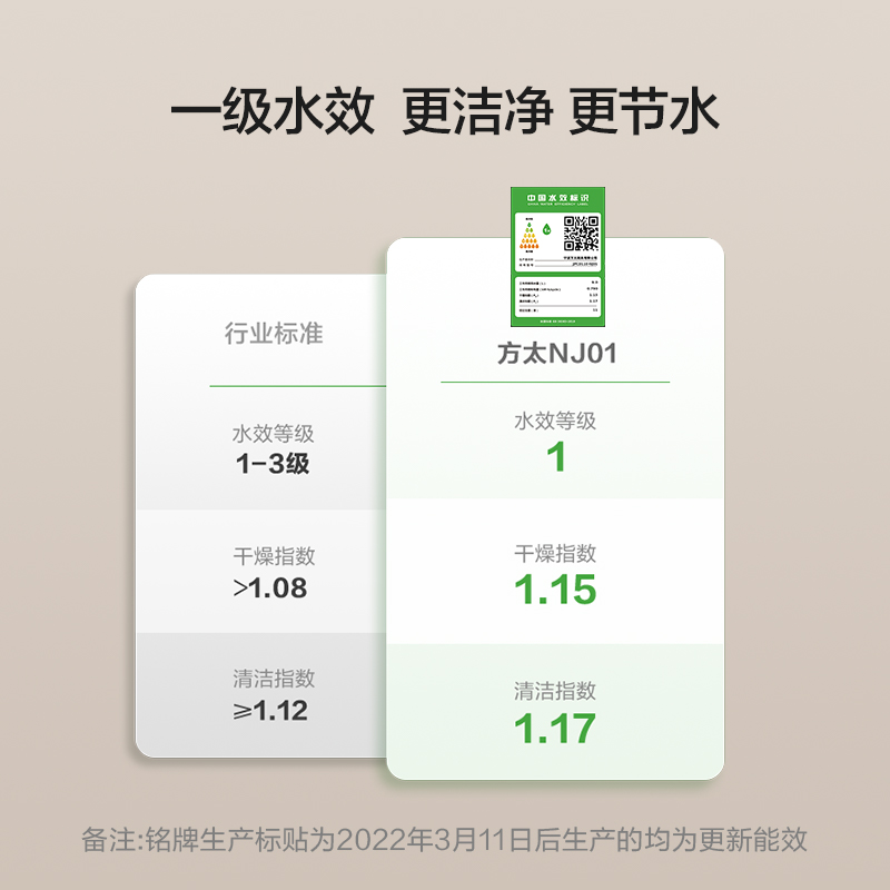 方太洗碗机嵌入式家用高能气泡洗 11套大容量 全自动 热风烘干高温除菌 直流变频 一级水效 30min超快洗 NJ01