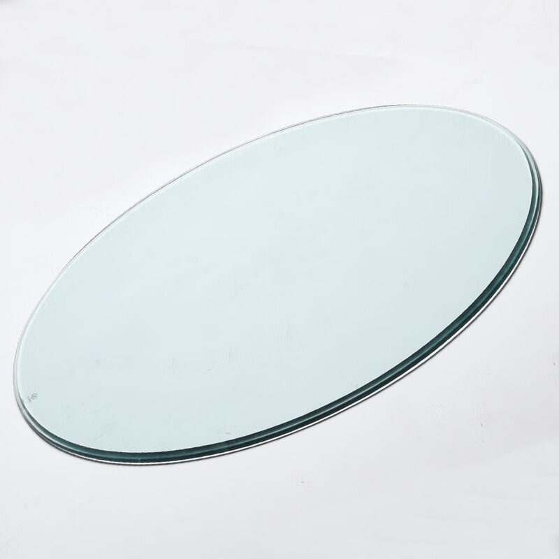 桌面 钢化玻璃桌面圆形圆玻璃台面定做圆玻璃片圆盘 玻璃面直径48厘米