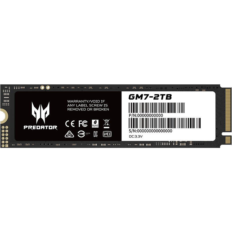 PREDATOR/곞Ӷ GM7 M.2̬Ӳ PCIe 4.0 2T