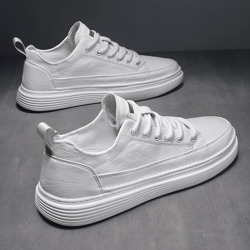 创京懿选配西装的鞋子男小白鞋配西裤的男鞋搭配百搭潮鞋厚底秋冬男士