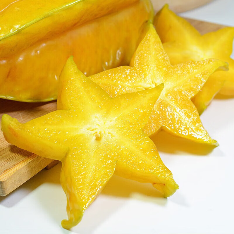 小筑倾橙福建漳州下河杨桃新鲜水果洋桃五角星阳桃现摘现发整箱年货 5斤优选杨桃