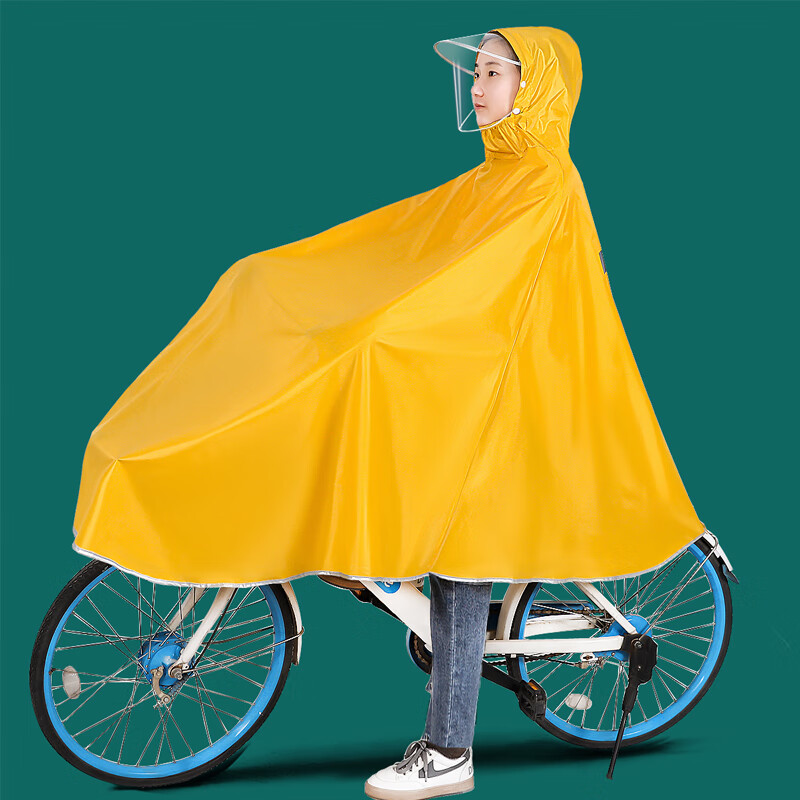 珊诗丽（SexeMara）自行车雨衣学生夏季新款电动自行单车代驾骑行长款全身防暴雨雨披 4XL牛津-紫色