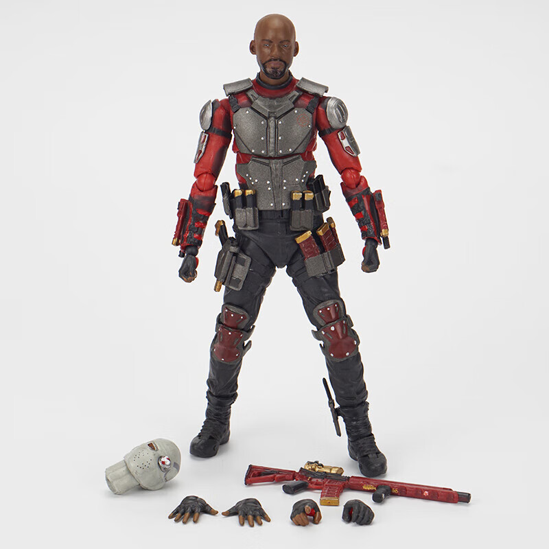 梦京鱼x特遣队死亡射手威尔史密斯手办可动国产模型摆件 死射 高约15