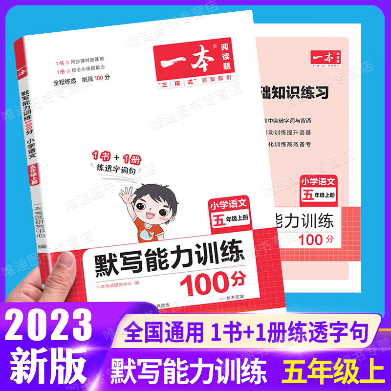 2024新版小学英语阅读理解专项训练100篇 五年级 上册下册人教版课外阅读强化训练题每日一练阅读书籍5年级英 5年级上、默写能力训练（语文） 小学五年级