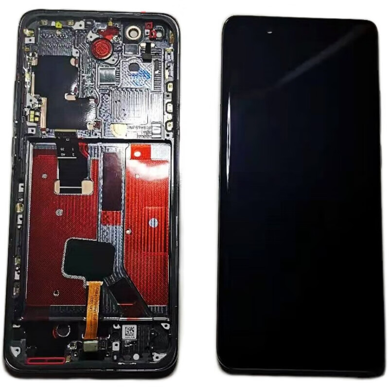 适用 华为p30内外显示屏p30pro总成带框触摸屏液晶屏p40pro手机内外