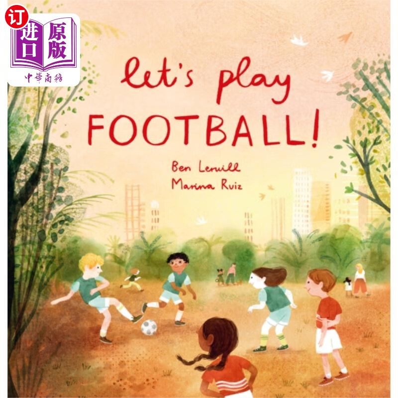 海外直订lets play football! 让我们踢足球吧!