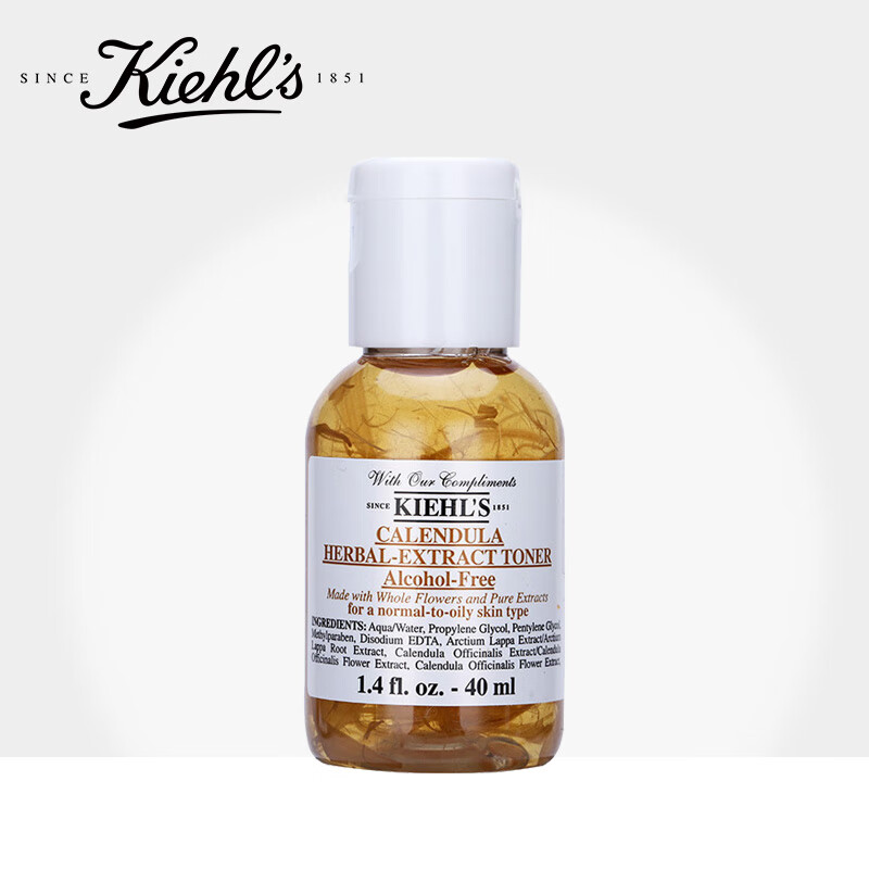 科颜氏（Kiehl's）金盏花植萃爽肤水40ml化妆水 补水保湿护肤品 1号会员店