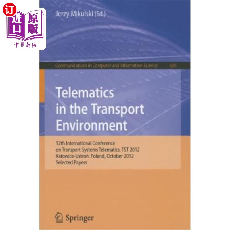 海外直订telematics in the transport environment: 12th
