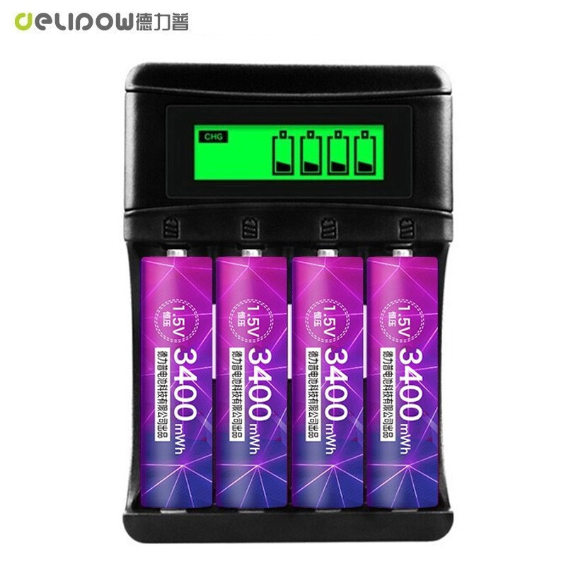 德力普(delipow)充电电池 5号锂电池1.