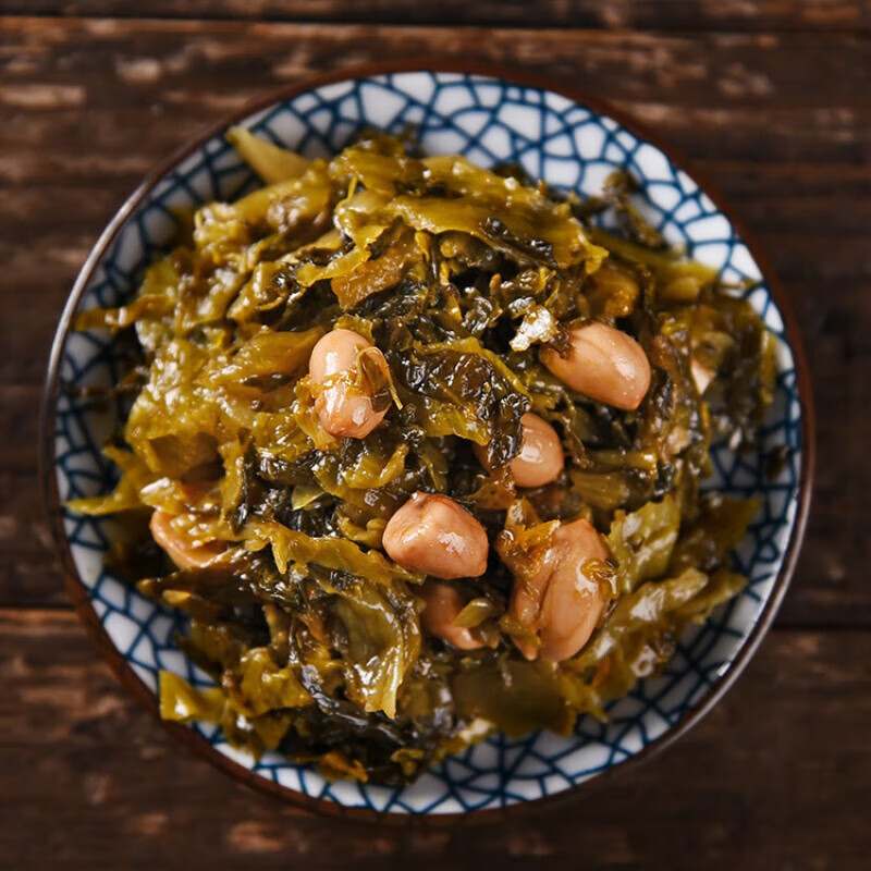 备得福(beidefu)梅菜花生宁波特色早餐下饭菜咸菜 梅菜花生*5包