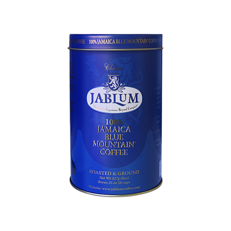 加比蓝（Jablum）牙买加原装进口蓝山咖啡粉227g 中度新鲜烘焙精品手冲咖啡罐装黑咖啡粉 蓝山咖啡粉227g 罐装