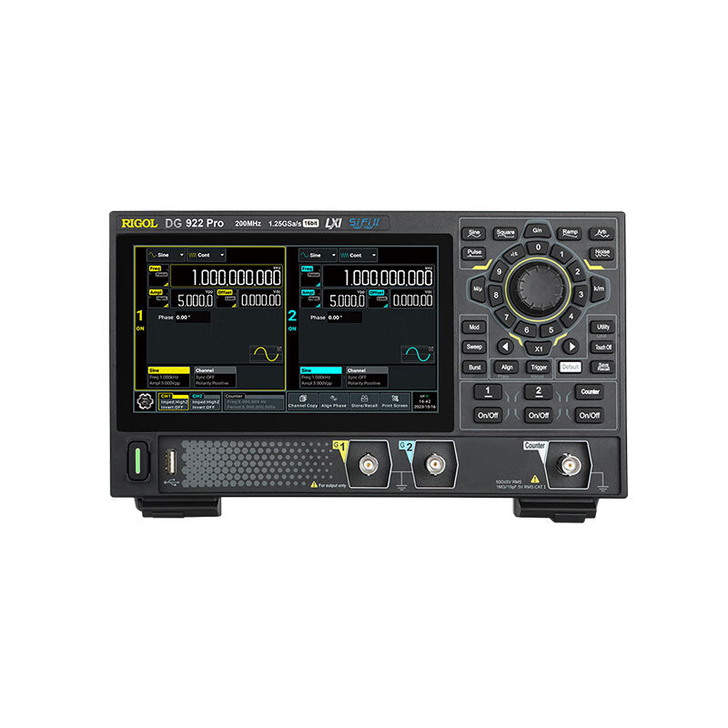 RIGOL普源精电 DG902 Pro 函数任意波形发生器 70MHz输出频率 双通道
