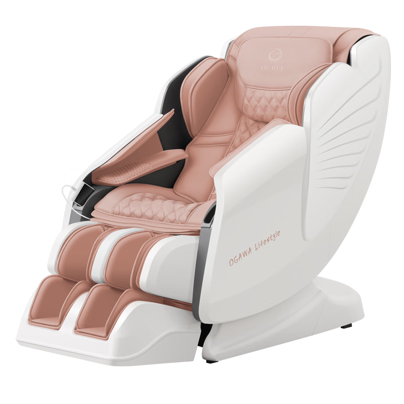 奥佳华（OGAWA）【进阶新品】按摩椅家用智能全身零重力太空舱按摩沙发椅送老婆父母父亲节生日礼物大白奥7306S+ 落橘粉