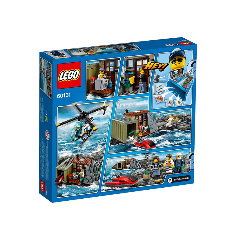 樂(lè )高（LEGO）【日本直郵】City城市系列拼裝積木 男孩拼插小顆粒 益智玩具禮物 60131 壞蛋島