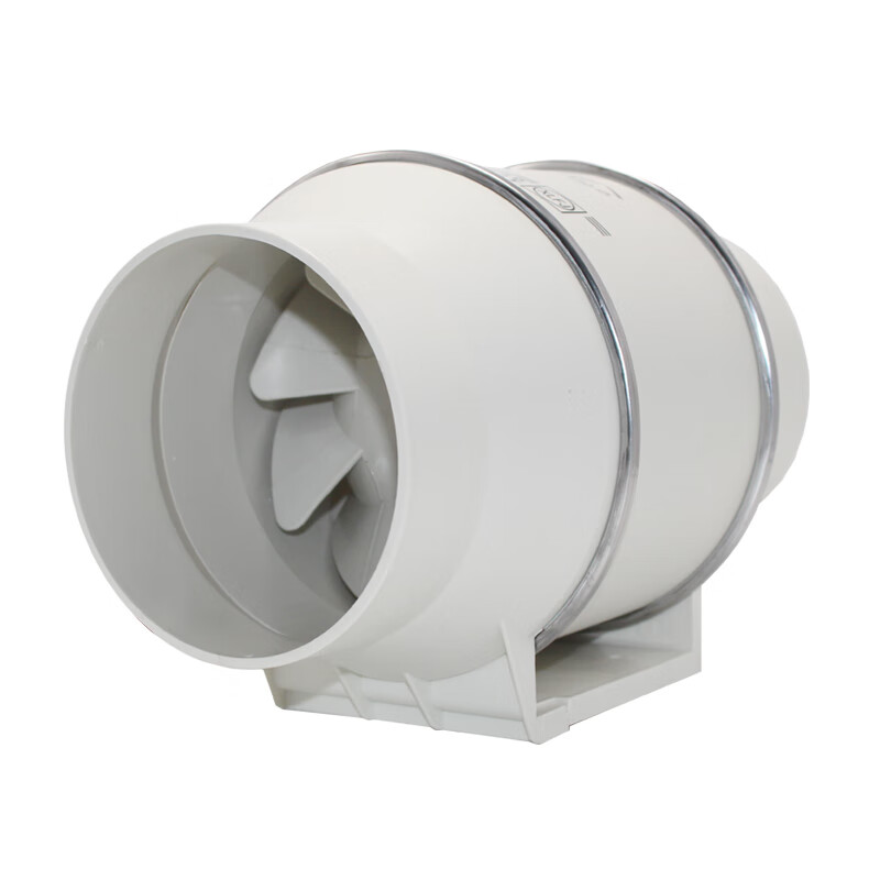 扑哩扑剌管道排风排气扇4寸100抽风机厨房油烟强力抽风机家用室内换气