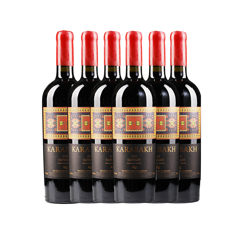 火焰塔阿塞拜疆戈伊戈尔酒庄卡拉巴赫系列进口葡萄酒750ml 萨佩拉维干红葡萄酒750ml*6瓶