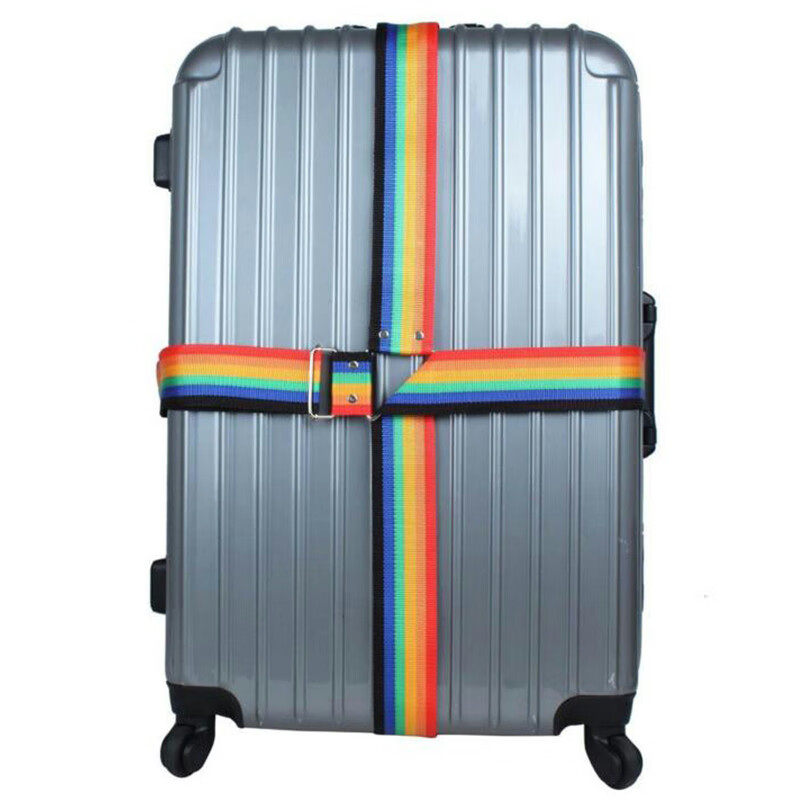 欣沁 打包带行李箱十字捆箱带行李带旅行箱捆扎带捆绑带绑箱带出国 多色