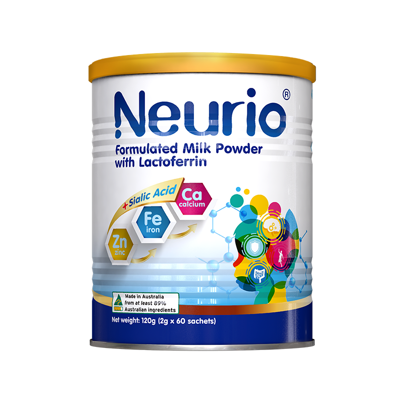 纽瑞优(Neurio)燕窝酸乳铁蛋白调制乳粉智慧版 120g/罐 澳洲原装进口