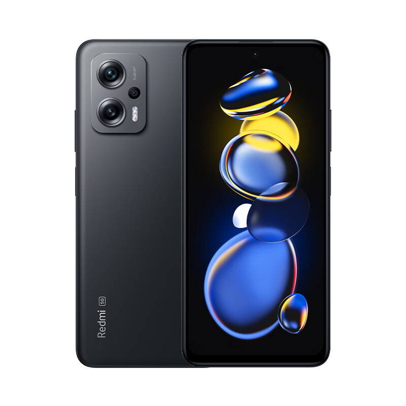 Redmi Note11T Pro 5G 天玑8100 144HzLCD旗舰直屏 67W快充 6GB+128GB子夜黑 5G智能手机