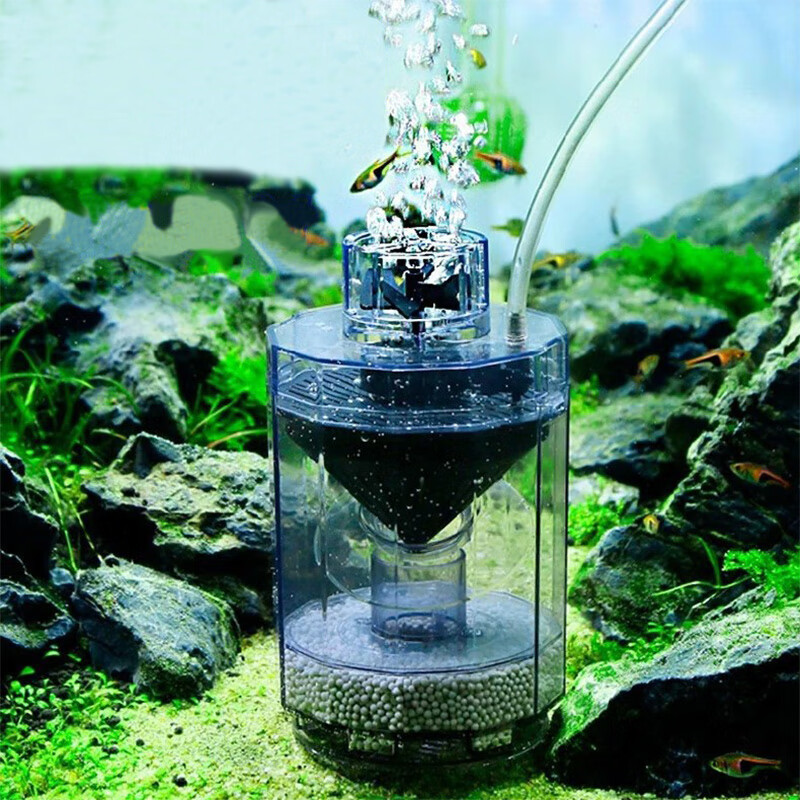 燕之雁 多功能反气举式水妖精 需配5W以上增氧泵使用 鱼缸净水器