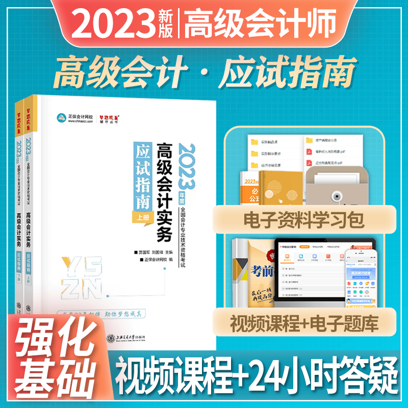 正保会计网校 2023高级会计职称考试 高级会计实务 2023会计专业技术资格考试辅导图书 高级会计资格考试 应试指南 高级会计实务应试指南