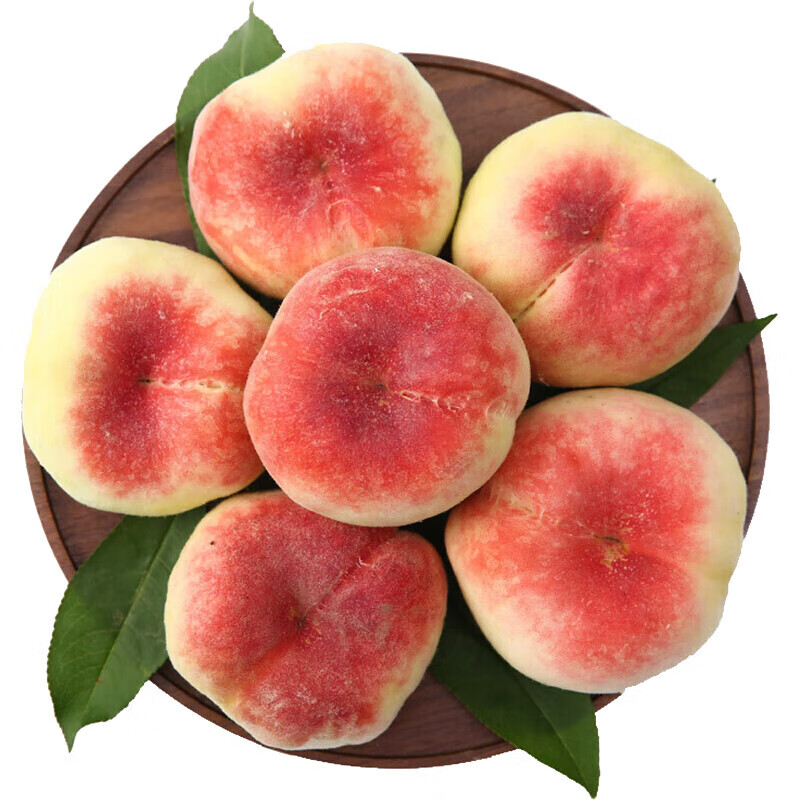 京鲜生 新鲜蟠桃1.5kg 单果100g以上 生鲜时令水果