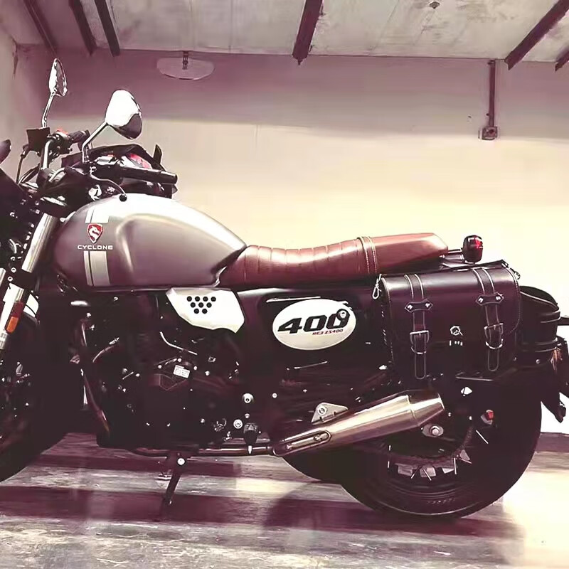 工马24款宗申赛科龙re3边包ra2摩托车快拆侧边箱复古改装件防水帆布包