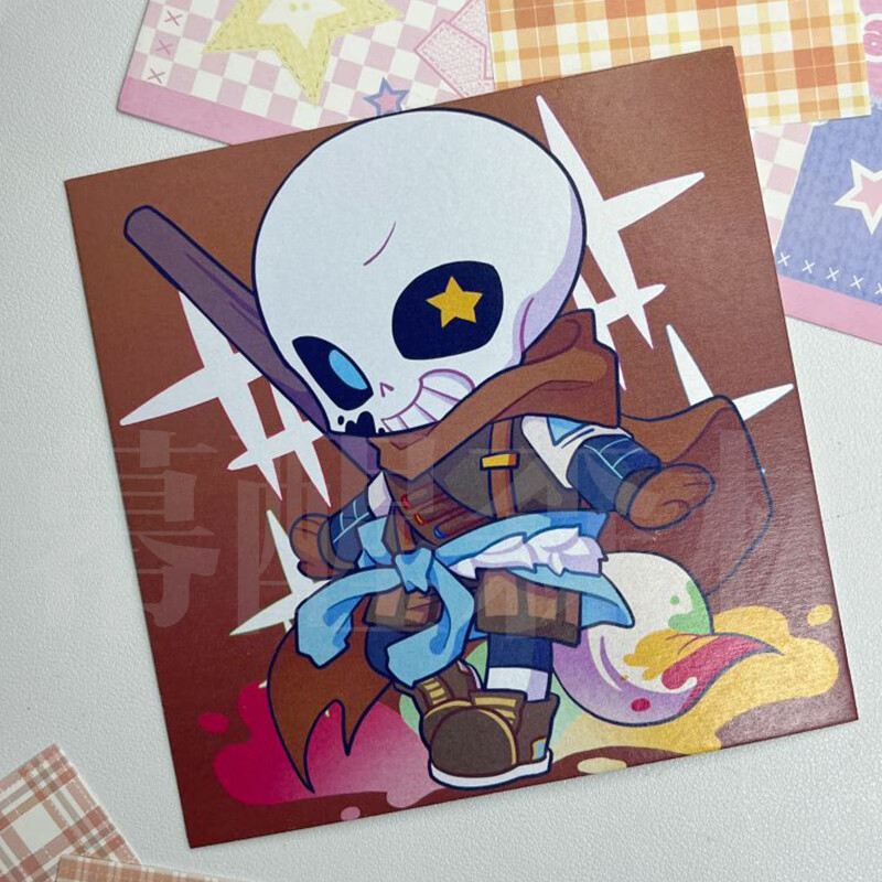 幕醒森林undertale周边传说之下ink吧唧徽章钥匙扣挂件立牌 sans 游戏