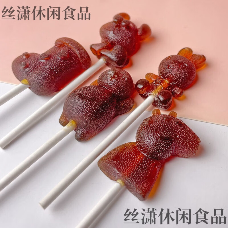 邦晖嘉【艾素糖不伤牙手工秋梨膏棒棒糖止糖果批发 混合造型【现做现