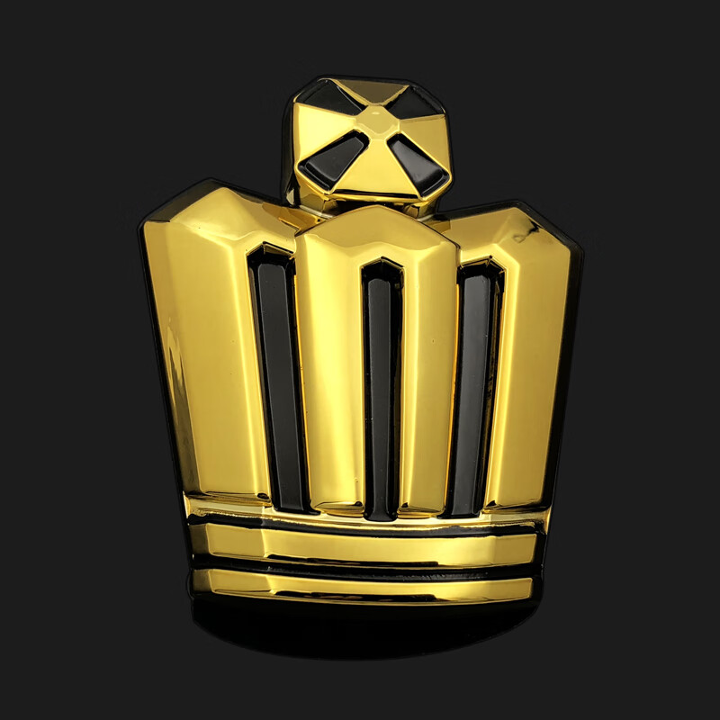 迈多多(mdd)适用于丰田皇冠金色车标 05-09款12代老皇冠中网标志皇冠