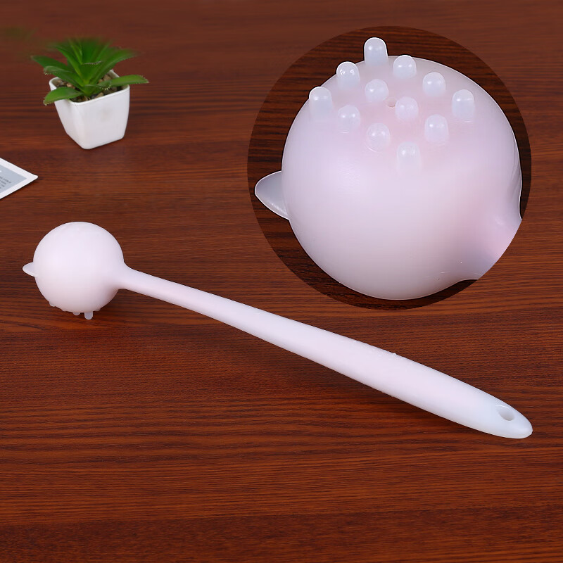 伊冉香约 硅胶按摩锤经络拍打器捶背神器锤肩颈椎敲打棒可爱锤子养生