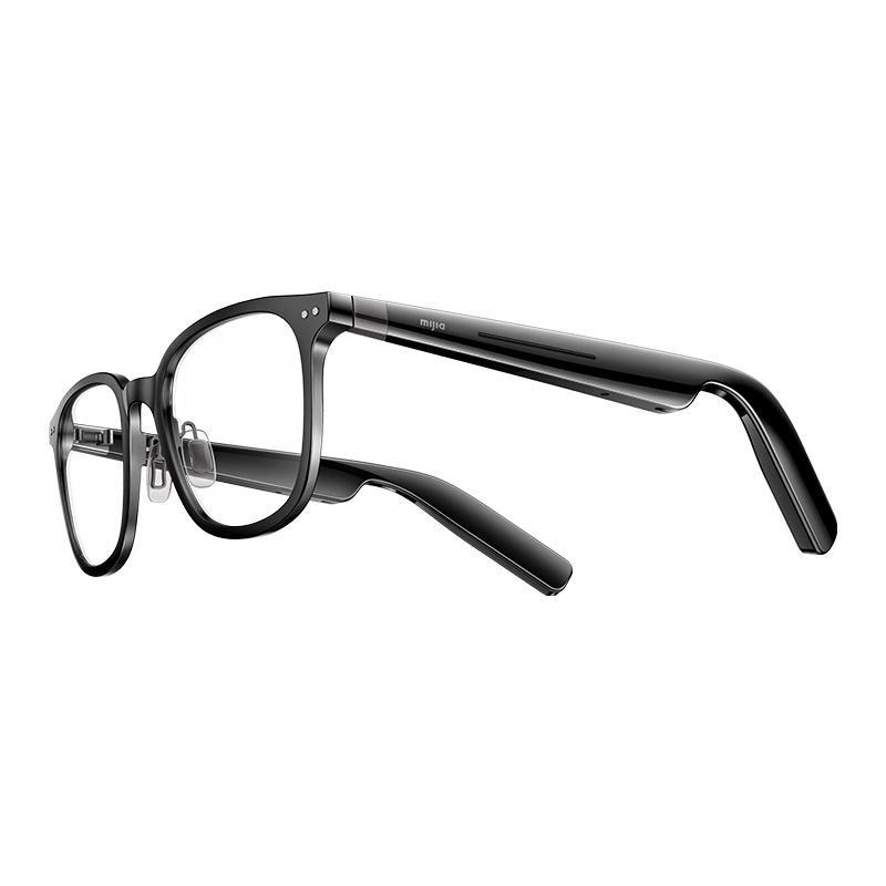 小米米家智能音频眼镜 蓝牙耳机无线非骨传导可换前框近视配镜 太阳墨镜 眼镜替换框 圆形全框款