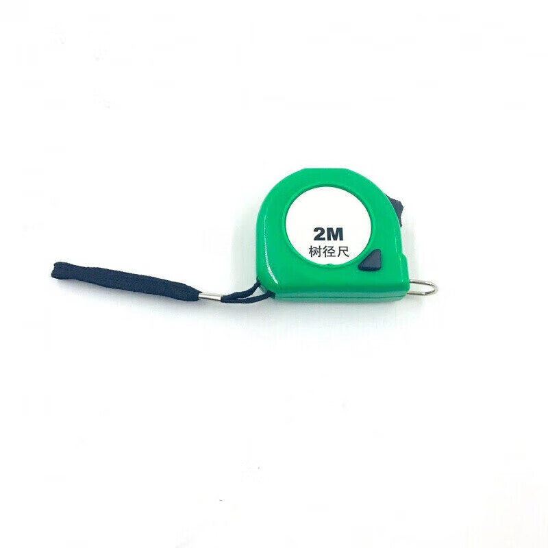 测树钢围尺 树径尺 卷尺 园林测量树木尺 版2支 绿色 2米
