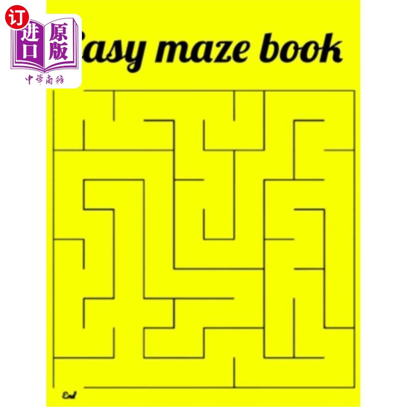 海外直订easy maze book 简易迷宫书
