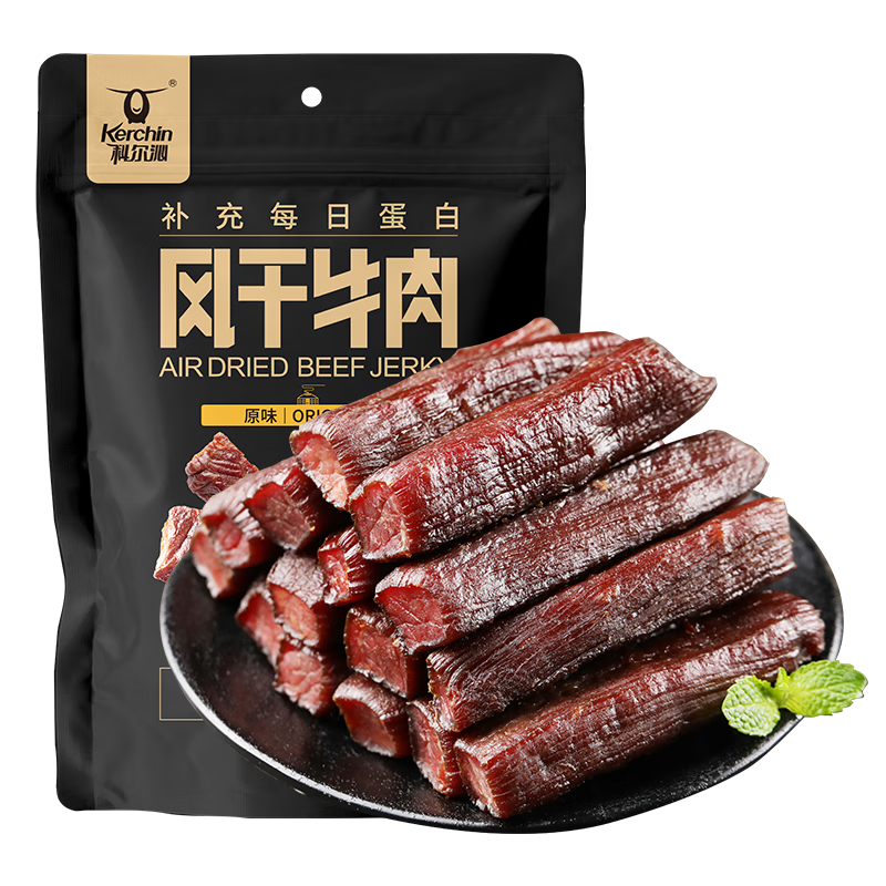 Kerchin 科尔沁 手撕风干牛肉干原味400g