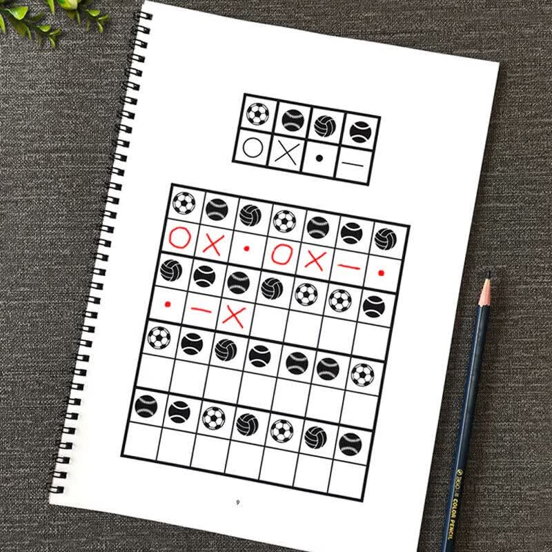 视觉追踪分辨记忆专注力训练玩具卡儿童找图形译码广度手眼协调图