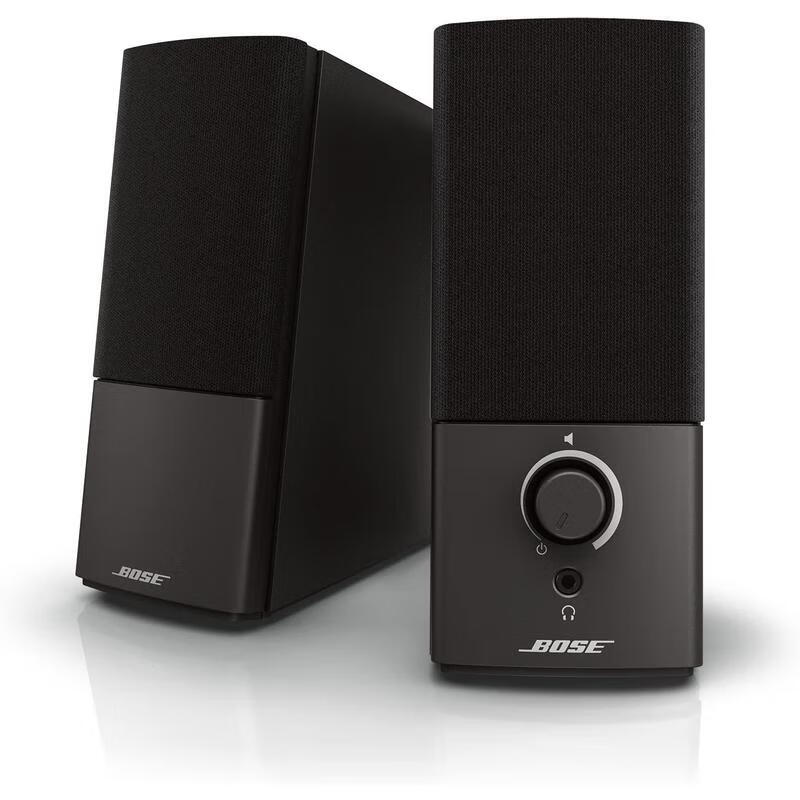 BOSE 博士 Companion 2 系列 三代 多媒体扬声器 高品质音频家用音响 Initial Speaker + Bracket Black