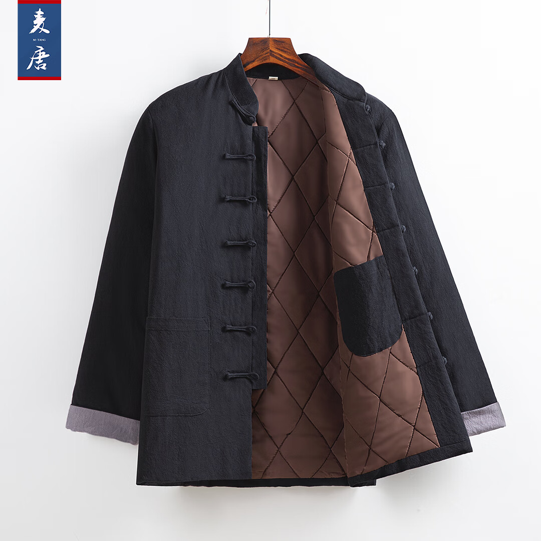 馨兰芙曼唐装棉袄睡衣男冬季中老年棉衣棉袄套装男中国风唐装纯棉服