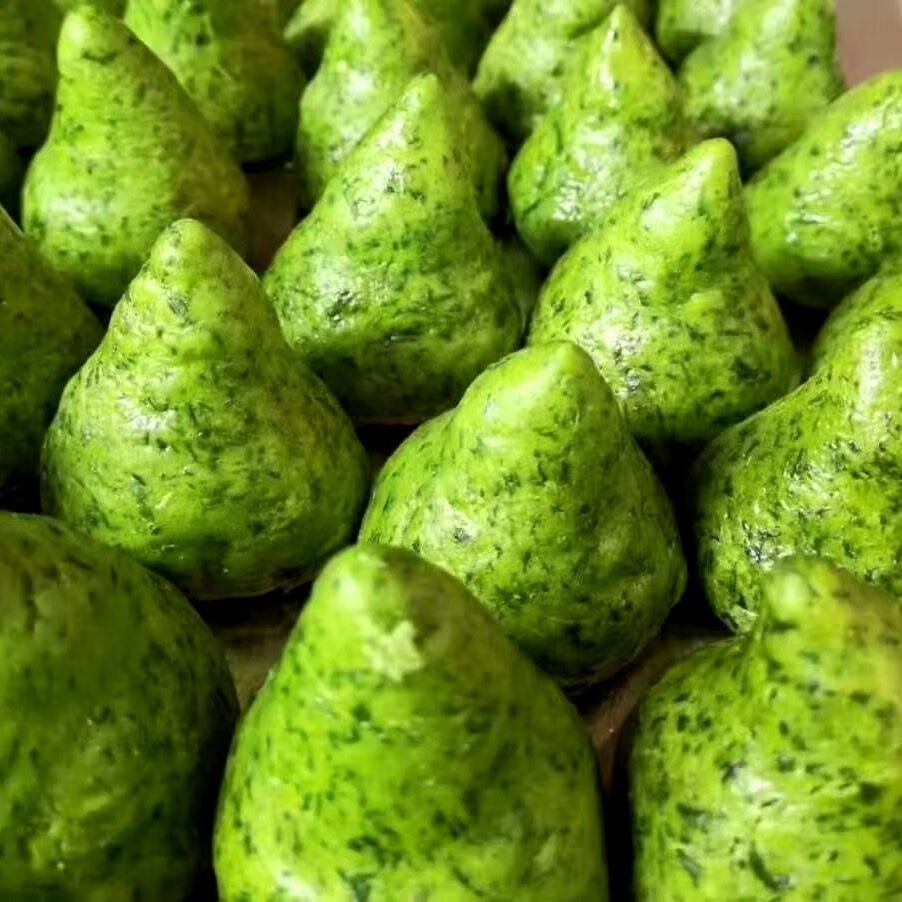 茗仟手工荠菜窝窝头早餐速冻绿色营养食品配杂粮野菜代餐五谷杂粮窝头
