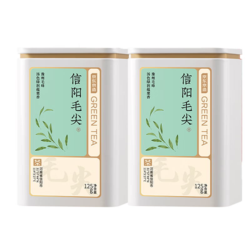 京东京造 2025新茶信阳毛尖绿茶250g 明前春茶叶板栗香嫩芽送礼袋 端午节