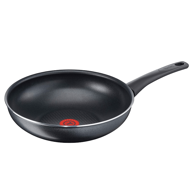 特福(Tefal) 红点不粘锅Elegance系列感温变色平底锅炒菜锅 炒锅 28cm Elegance