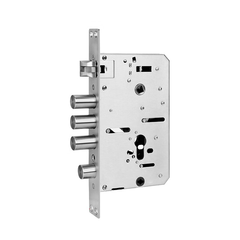 有豫 不锈钢防盗门锁体 6068型圆柱无钩 智能指纹 宽30mm长240mm 单位