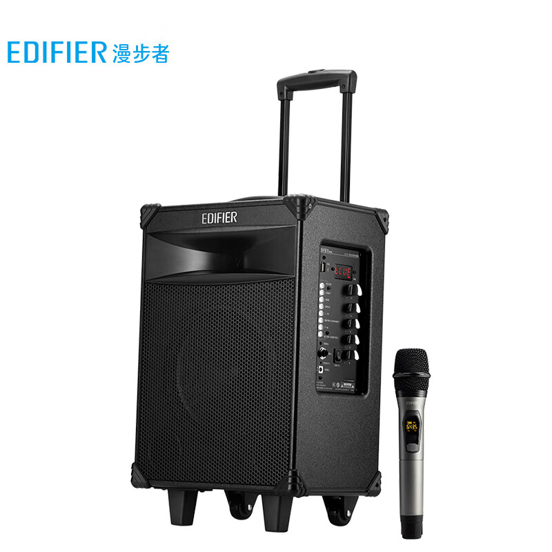 漫步者(edifier)d3-8s 8英寸专业广场舞音响 会议音响 蓝牙拉杆音箱