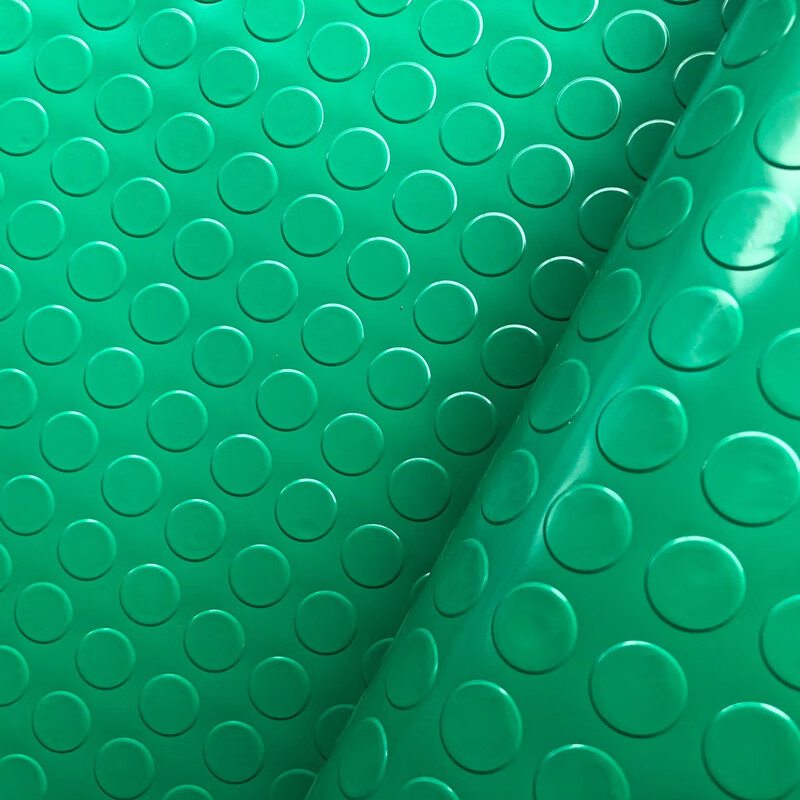 加厚牛筋防滑垫子家用门垫塑料地毯户外防水地垫工厂阻燃橡胶地胶 绿色铜钱紋(加厚牛筋) 3米宽度*每米长