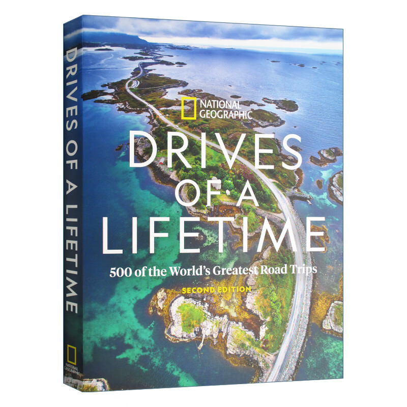Drives of a Lifetime 2nd Edition 英文原版 美丽的公路旅行 英文版 一生的旅程 精装