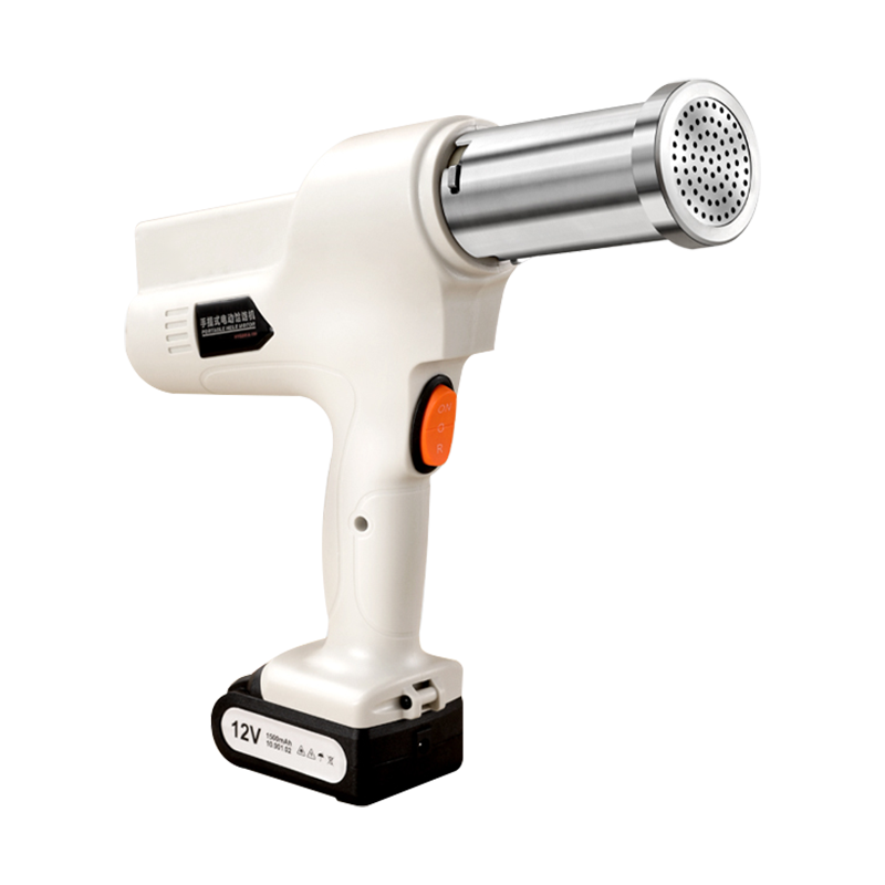 梦多福面条机家庭用电动压面机家用手持饸络机全自动小型压面条机饸烙机 压面神器+4模具+量杯+切面刀 不锈钢饸饹机家用多功能河捞机